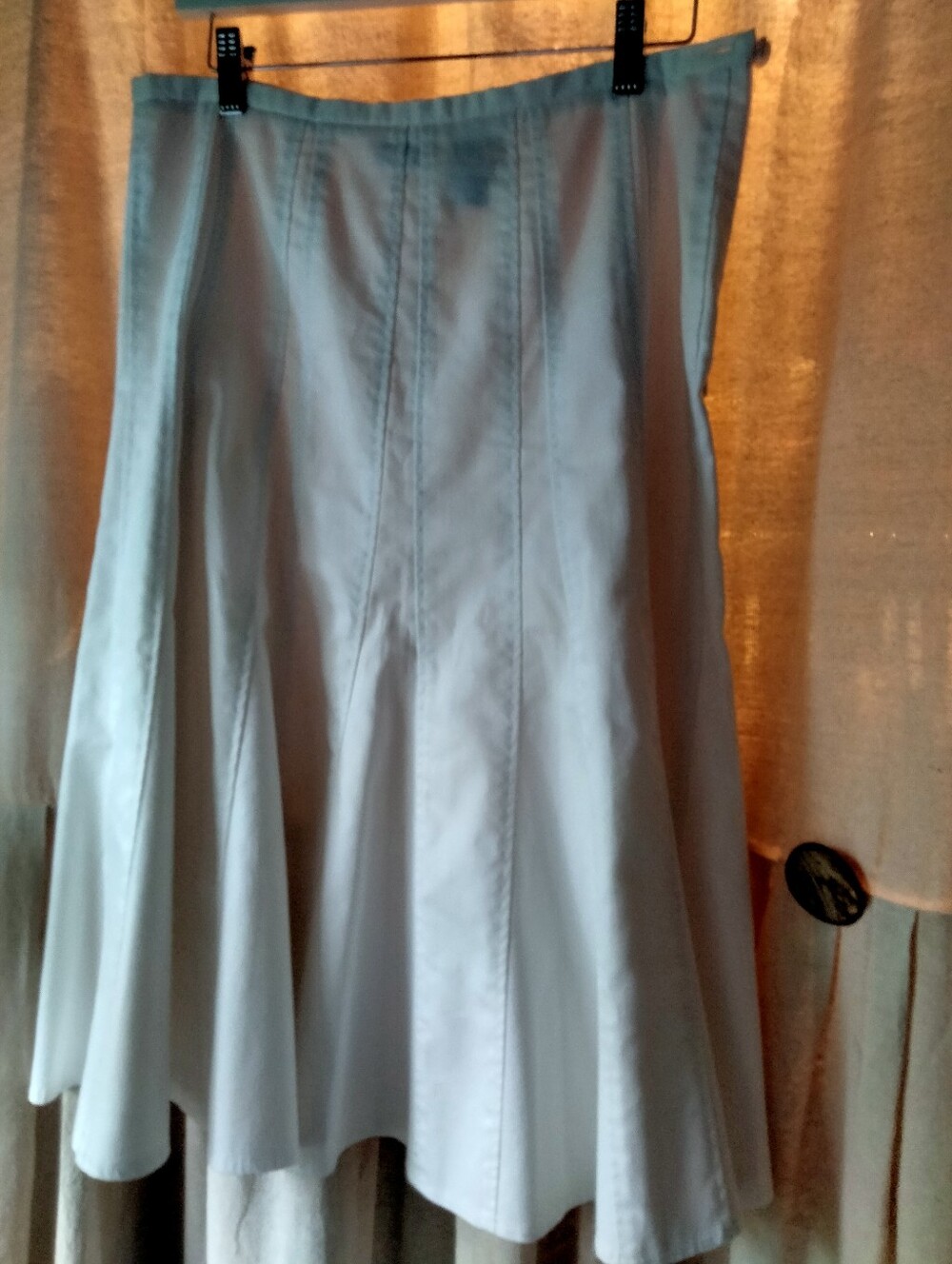 White Paneled Skirt Size 10